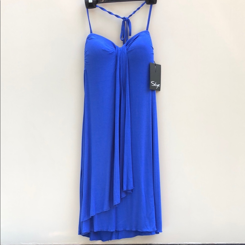 Skye Swimwear | Royal Blue Cover Up Dress With built-in bra
